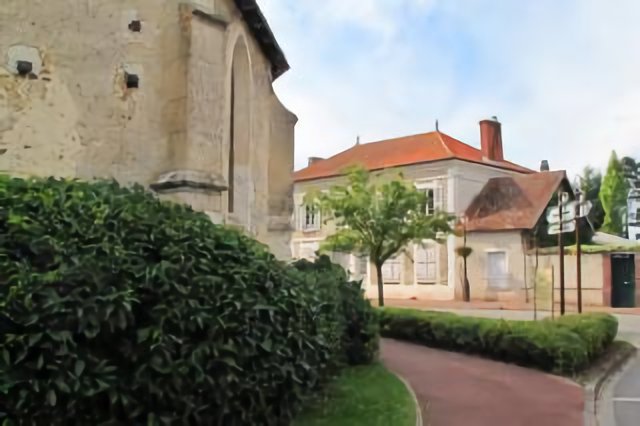 Derrière l'église